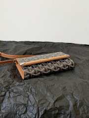 Uubags Goyard Small Monte-Carlo Clutch In Black & Tan 19x3.3x10cm - 6