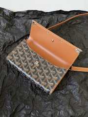 Uubags Goyard Small Monte-Carlo Clutch In Black & Tan 19x3.3x10cm - 5