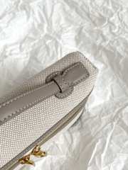 Uubags Loro Piana Extra Pocket L19 Cotton, Linen In Natural/Almond Tree/Sun Gold 11x19x6.5cm - 4