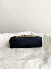 Uubags Loro Piana Extra Pocket L19 Cotton, Linen In Dark Grey/Black/Sun Gold 11x19x6.5cm - 4