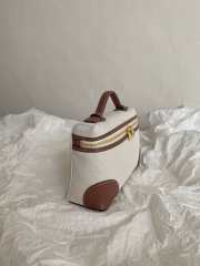 Uubags Loro Piana Extra Pocket L19 Cotton, Linen In Natural/Caramel Sugar/Sun Gold 11x19x6.5cm - 6