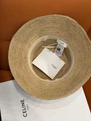 Uubags Celine Triomphe Bucket Hat Raffia In Honey/Cream  - 3