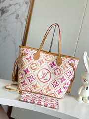 Uubags Louis Vuitton M25317 LV By The Pool Neverfull MM Coral Bag 47x28x14cm - 1