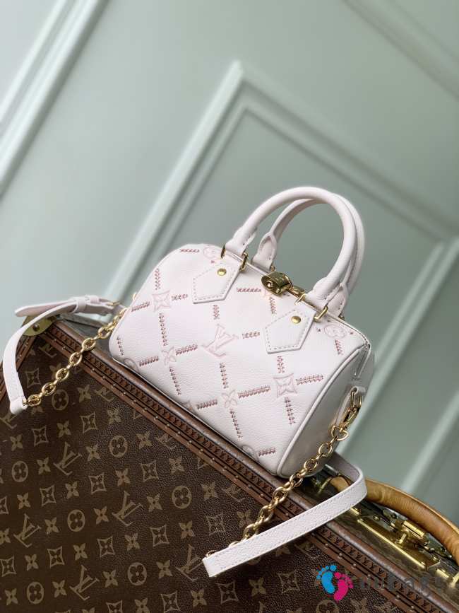 Uubags Louis Vuitton M28529 Speedy Bandouliere 20 Bag Monogram Empreinte 20.5x13.5x12cm - 1