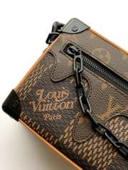 Uubags Louis Vuitton x Nigo Mini Soft Trunk Damier Ebene Matte Brown Hardware 18.5x13x8cm - 5