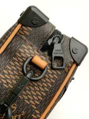 Uubags Louis Vuitton x Nigo Mini Soft Trunk Damier Ebene Matte Brown Hardware 18.5x13x8cm - 4