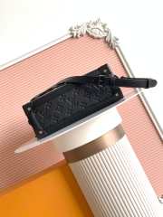 Uubags Louis Vuitton Mini Soft Trunk Bag In Monogram Shadow Black 25x18x10cm - 6