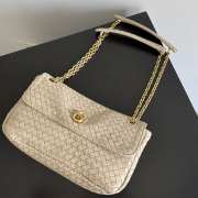 Uubags Bottega Veneta Madison Bag In Ecru Intrecciato Leather 27x16x6cm - 3