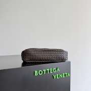 Uubags Bottega Veneta Madison Bag In Dark Brown Intrecciato Leather 27x16x6cm - 4
