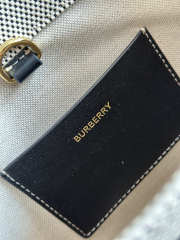 Uubags Burberry Mini Freya Tote In Black/Grey Canvas 23x8x19cm - 3