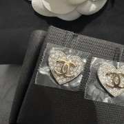 Uubags Chanel Heart CC Logo Earring - 4
