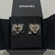 Uubags Chanel Heart CC Logo Earring - 3