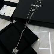 Uubags Chanel 26P heart-shaped rhinestone necklace - 6