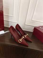 Uubags Gucci Boulevard pump in burgundy glossy 7.5cm - 1