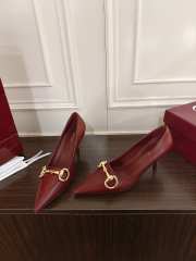 Uubags Gucci Boulevard pump in burgundy glossy 7.5cm - 2