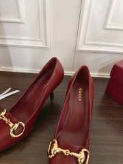 Uubags Gucci Boulevard pump in burgundy glossy 7.5cm - 4