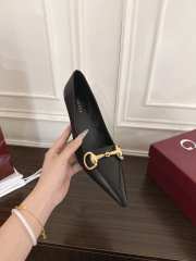 Uubags Gucci Boulevard pump in black glossy 7.5cm - 6