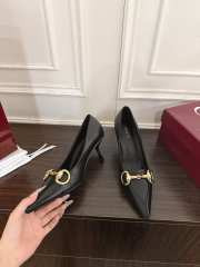 Uubags Gucci Boulevard pump in black glossy 7.5cm - 5