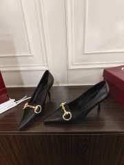 Uubags Gucci Boulevard pump in black glossy 7.5cm - 3
