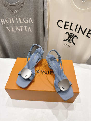 Uubags Louis Vuitton 1AK4G9 Treasure Sandal In Sky Blue 5.5cm