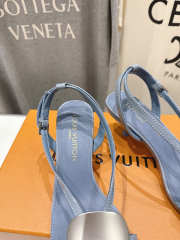 Uubags Louis Vuitton 1AK4G9 Treasure Sandal In Sky Blue 5.5cm - 3