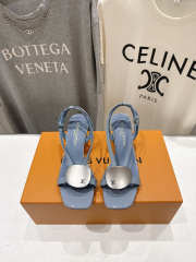 Uubags Louis Vuitton 1AK4G9 Treasure Sandal In Sky Blue 5.5cm - 2