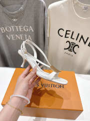 Uubags Louis Vuitton 1AK4FD Treasure Sandal In Blanc 5.5cm - 6