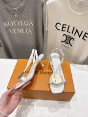 Uubags Louis Vuitton 1AK4FD Treasure Sandal In Blanc 5.5cm - 3