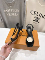Uubags Louis Vuitton 1AK4FT Treasure Sandal In Noir 5.5cm - 6