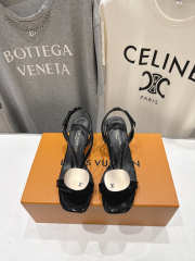 Uubags Louis Vuitton 1AK4FT Treasure Sandal In Noir 5.5cm - 2