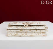 Uubags My Dior Mini Bag White Butterfly Embroidery 21x11.5x4cm - 4