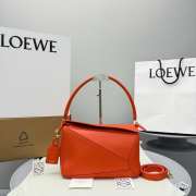 Uubags Loewe medium featherlight Puzzle bag in deep saffron nappa lambskin 29x19.5x12cm - 1