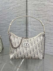 Uubags Dior 30 Montaigne Diorling mini bag cotton, technical fabric, calfskin 21x17x7cm  - 1