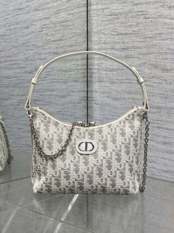 Uubags Dior 30 Montaigne Diorling mini bag cotton, technical fabric, calfskin 21x17x7cm 