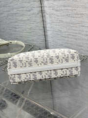 Uubags Dior 30 Montaigne Diorling mini bag cotton, technical fabric, calfskin 21x17x7cm  - 6
