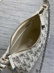 Uubags Dior 30 Montaigne Diorling mini bag cotton, technical fabric, calfskin 21x17x7cm  - 5