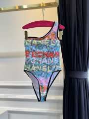 New Arrivals 2026 Chanel Swimsuit Stretch Jersey In Multicolour 1 - 1