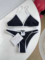Uubags Chanel Swimsuit Stretch Jersey Black & White - 1