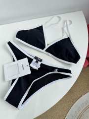 Uubags Chanel Swimsuit Stretch Jersey Black & White - 6