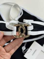 Uubags Chanel Swimsuit Stretch Jersey Black & White - 3