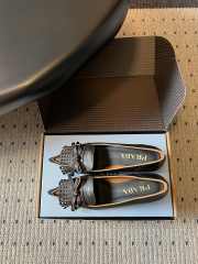 Uubags Prada leather slingback pumps in dark brown 5.5cm - 2