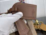 Uubags Louis Vuitton M27980 Speedy P9 Bandoulière 20 Bag Camel Washed Stripe Pattern 22x14x17.5cmc - 4