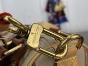 Uubags Louis Vuitton M27980 Speedy P9 Bandoulière 20 Bag Camel Washed Stripe Pattern 22x14x17.5cmc - 3