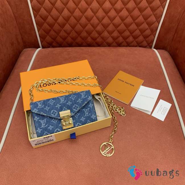 Uubags Louis Vuitton M4622Z Metis Belt With Small Pouch Gold-colored Metal Details 13.5x8cm - 1