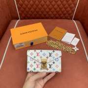 Uubags Louis Vuitton M4625Z LV x TM Pouch Belt White Monogram Multicolor Pattern 13.5x8cm - 6