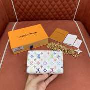 Uubags Louis Vuitton M4625Z LV x TM Pouch Belt White Monogram Multicolor Pattern 13.5x8cm - 5