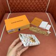 Uubags Louis Vuitton M4625Z LV x TM Pouch Belt White Monogram Multicolor Pattern 13.5x8cm - 4