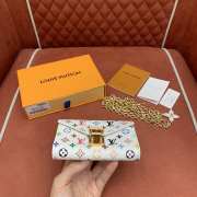 Uubags Louis Vuitton M4625Z LV x TM Pouch Belt White Monogram Multicolor Pattern 13.5x8cm - 3