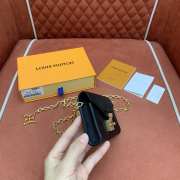 Uubags Louis Vuitton M4717Z Metis Belt With Small Pouch In Black Leather 13.5x8cm - 2