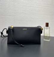Uubags Loewe Joya Leather Crossbody Bag In Black 22x11x6cm - 4